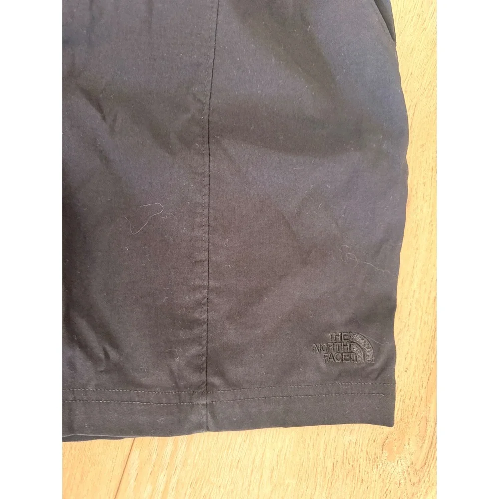 The North Face Mens Class V Water Shorts Black Elastic Waist Small #96